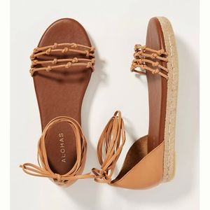 Alohas leather espadrille sandal - Didn't wear it but no box!
